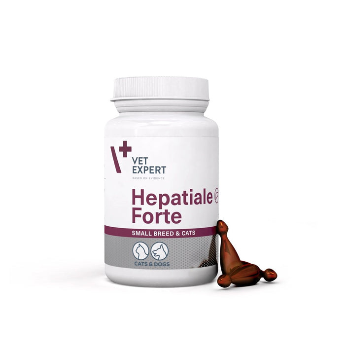 VETEXPERT Hepatiale forte Малки породи - добавки за кучета и котки - 40 таблетки