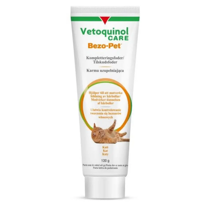 VETOQUINOL Bezo-Pet - паста за космени топки за котки –