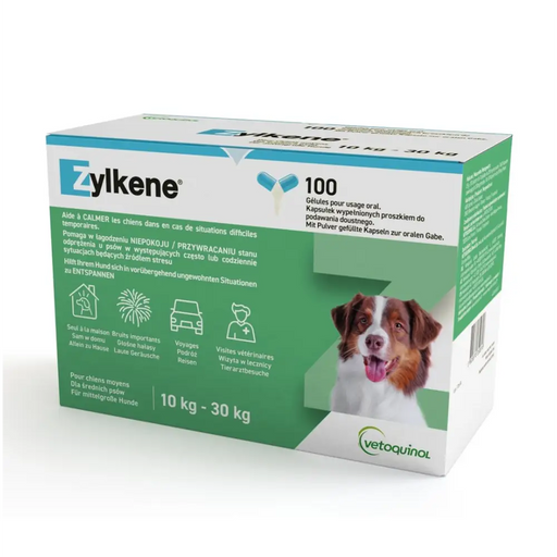 VETOQUINOL Zylkene (10-30 кг) - успокояващи таблетки
