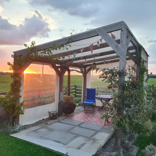 ВЕТРОУПОРНА ЗАВЕСА 130Х250CM КАФЯВА ZAVESI