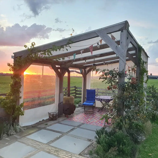 ВЕТРОУПОРНА ЗАВЕСА 200Х250CM БЕЖОВА ZAVESI