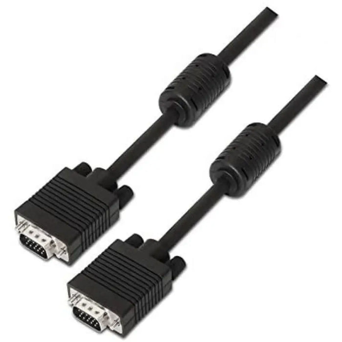 VGA кабел NANOCABLE 10.15.0101 Черен 1 m