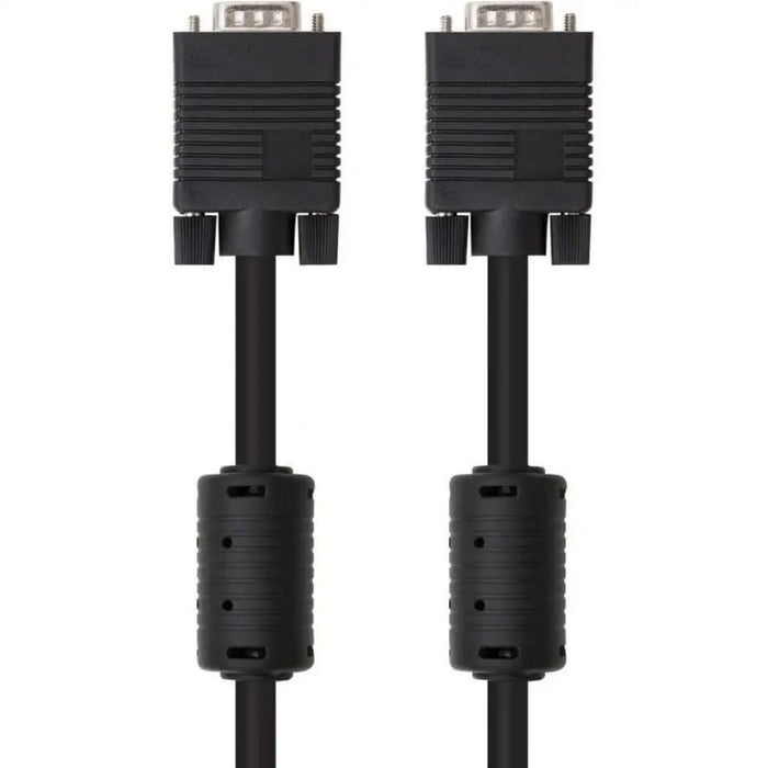 VGA кабел NANOCABLE 10.15.0101 Черен 1 m