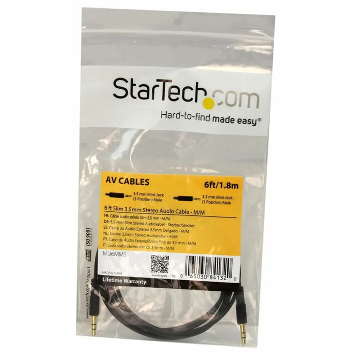 VGA кабел Startech MU6MMS Черен 1,8 m