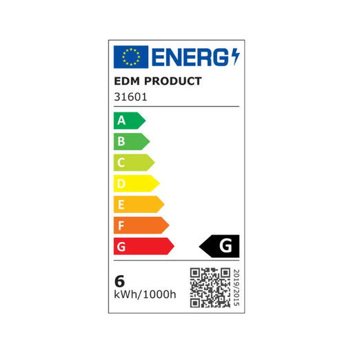 Вградена прожекторна светлина EDM 31601 Downlight A G 6 W