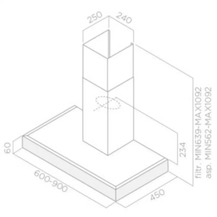 Вграден абсорбатор Elica CRUISE 60