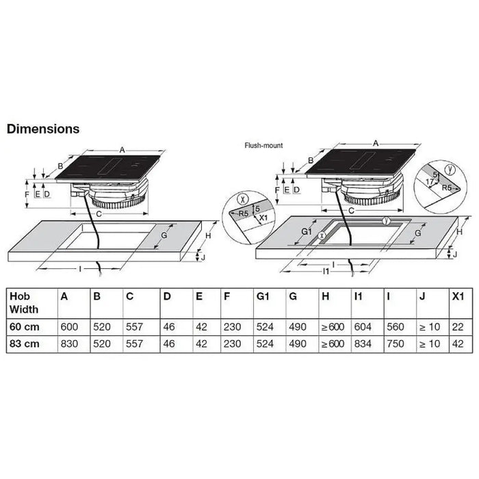 Вграден керамичен плот Gorenje GEH6432BSCWF А+++ Индукционен