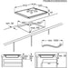 Вграден керамичен плот AEG NIG64B30AB Индукционен