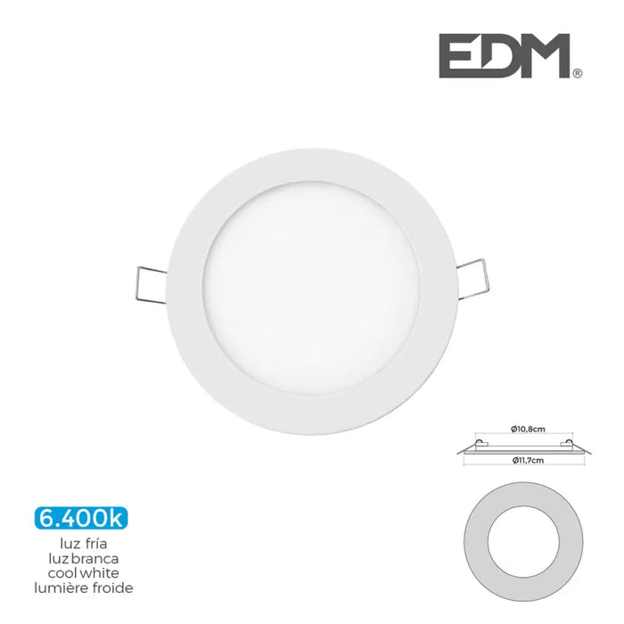 Вградена прожекторна светлина EDM 31601 Downlight A G 6 W