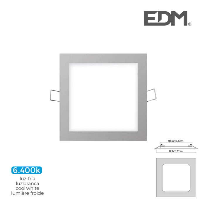 Вградена прожекторна светлина EDM 31607 Downlight A G 6 W