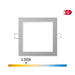 Вградена прожекторна светлина EDM 31608 Downlight A G 6 W