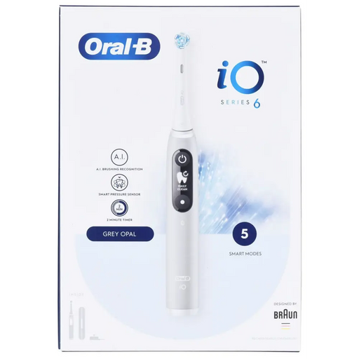 Вибрираща четка за зъби Braun iO Serie 6 Сива