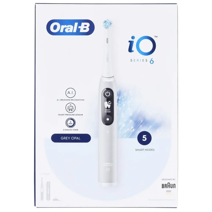 Вибрираща четка за зъби Braun iO Serie 6 Сива