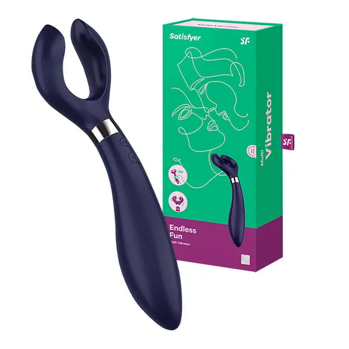 Вибратор за двойки Satisfyer Endless Fun син