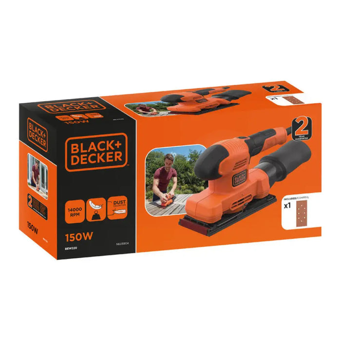 ВИБРОШЛАЙФ BLACK&DECKER BEW220-QS 150 W