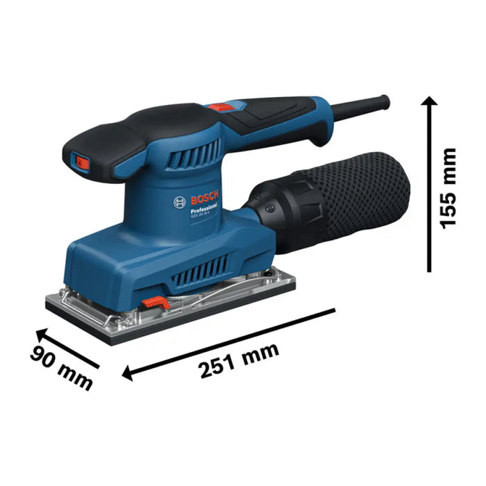 ВИБРОШЛАЙФ BOSCH PROFESSIONAL GSS 20-18 A 200 W