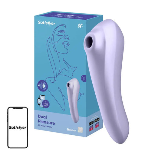 Вибратор Satisfyer Dual Pleasure с приложение