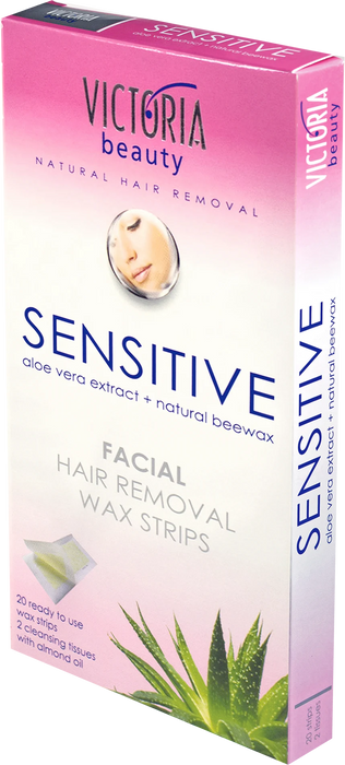 Депилиращи ленти за лице Sensitive, 20 бр