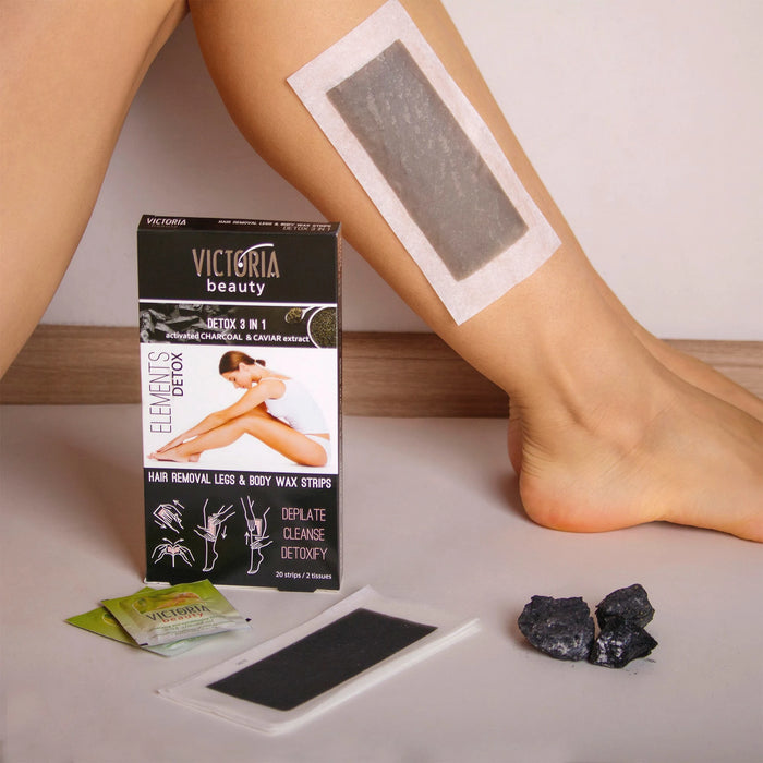 Депилиращи ленти за тяло Detox 3 in 1, 20 бр
