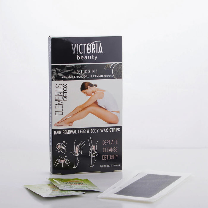 Депилиращи ленти за тяло Detox 3 in 1, 20 бр
