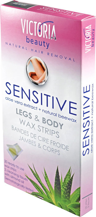 Депилиращи ленти за тяло Sensitive, 20 бр