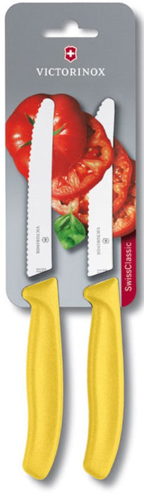 Комплект ножове Victorinox SwissClassic 11 см. жълт 6.7836.L118B