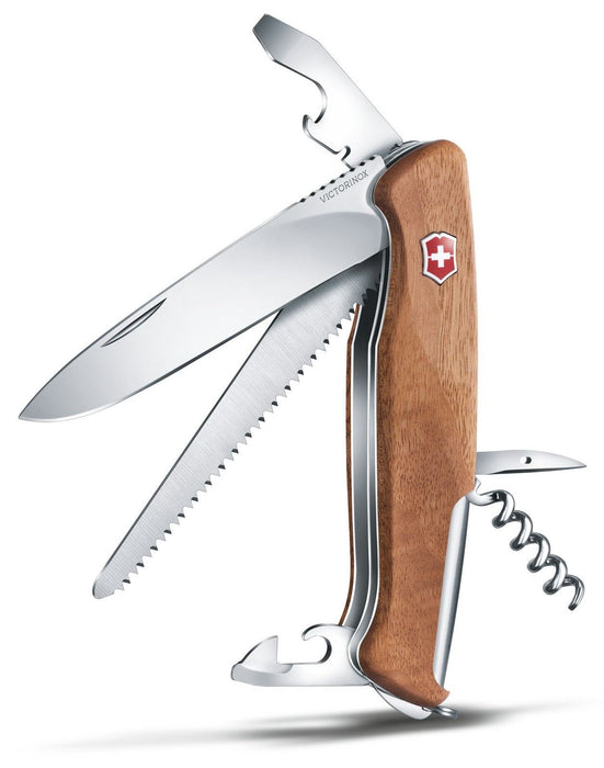 Швейцарски джобен нож Victorinox - RangerWood 55, 10 функции