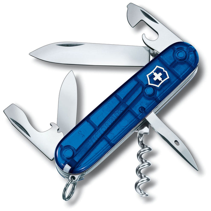 Швейцарски джобен нож Victorinox - Spartan, 12 функции, син