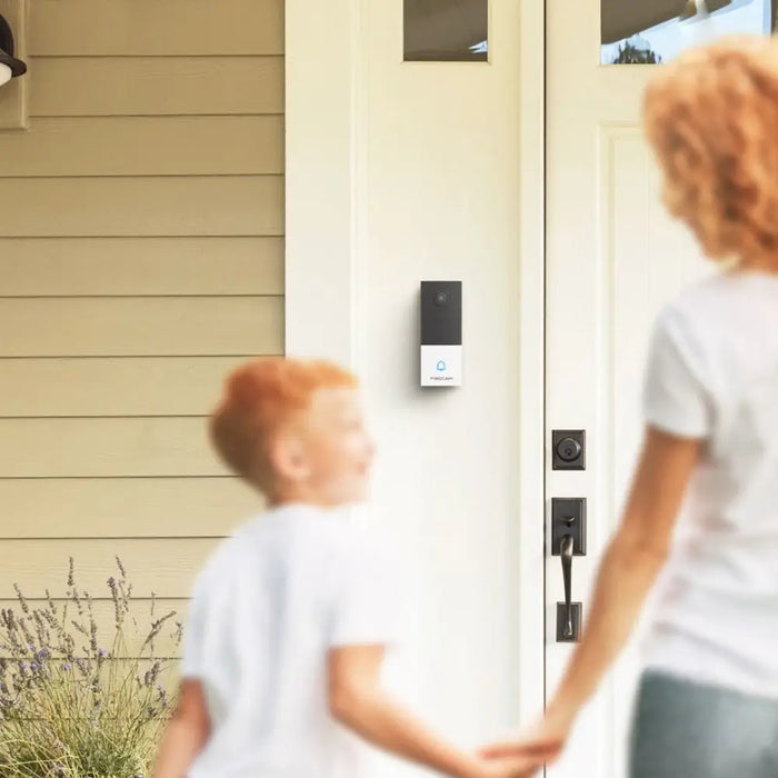 Видеодомофонна система Foscam VD1 4 MP Черен Сребрист