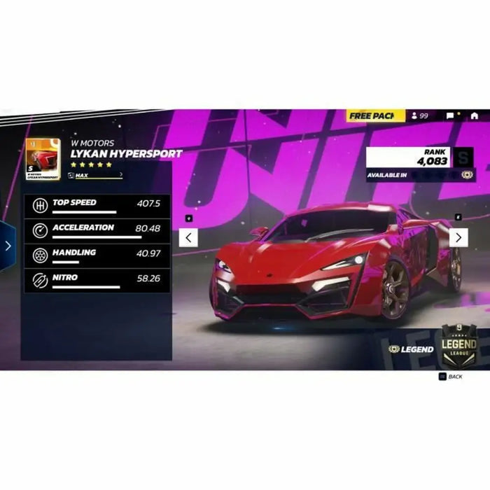 Видео игра за Switch Just For Games Asphalt Legends Unite