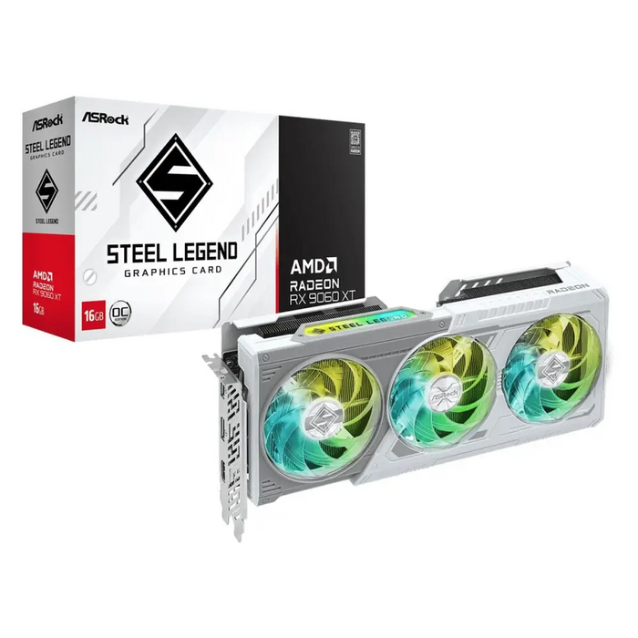 Видео карта ASRock RADEON RX 9060 XT Steel Legend 16GB OC
