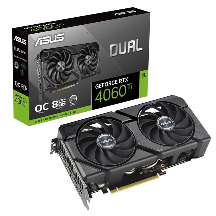 Видео карта ASUS DUAL GeForce RTX 4060 TI EVO OC 8GB GDDR6