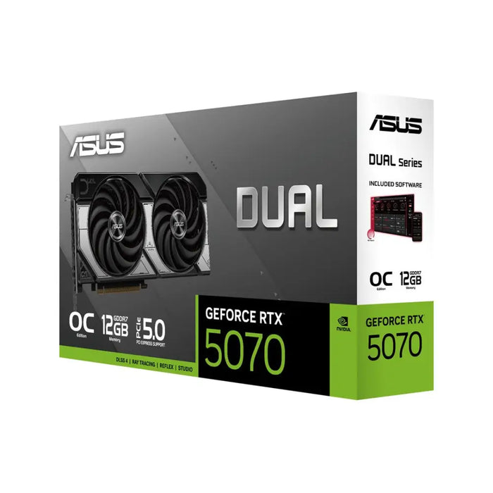 Видео карта ASUS DUAL RTX 5070 OC 12GB GDDR7
