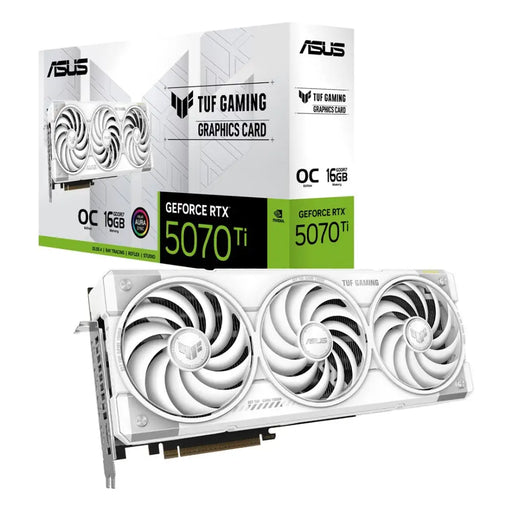 Видео карта ASUS TUF Gaming RTX 5070 TI 16GB GDDR7 White OC