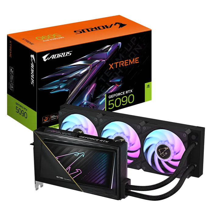 Видео карта GIGABYTE AORUS RTX 5090 XTREME WATERFORCE 32GB