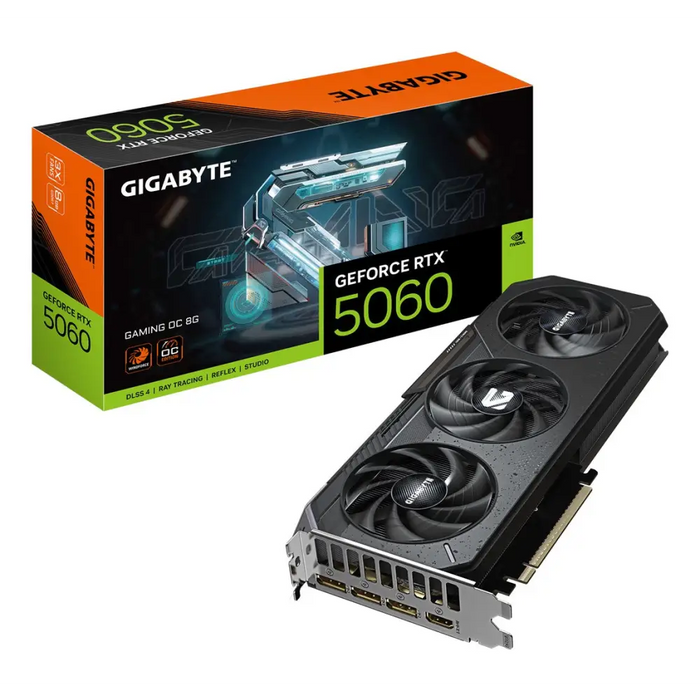Видео карта GIGABYTE RTX 5060 GAMING OC 8GB GDDR7