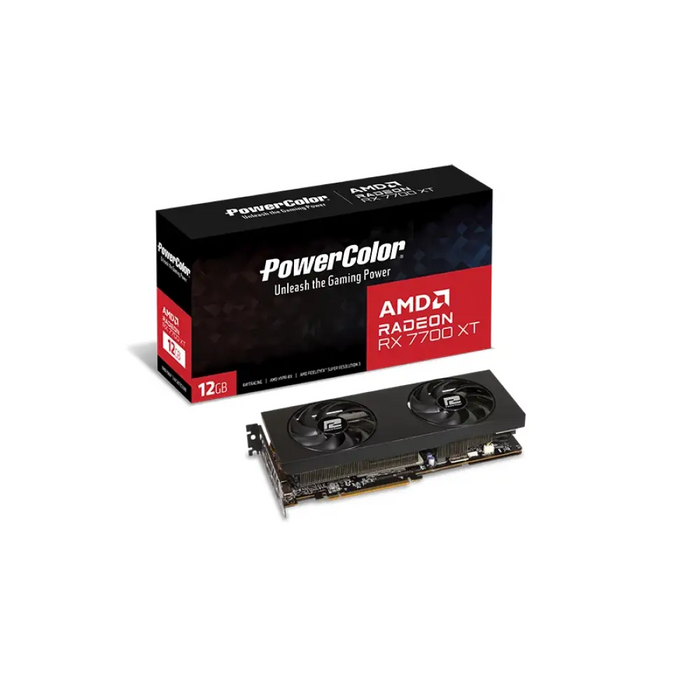 Видео карта PowerColor AMD Radeon RX 7700 XT 12GB GDDR6