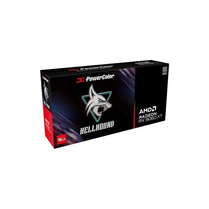 Видео карта PowerColor RADEON RX 9060 XT Hellhound OC 16GB