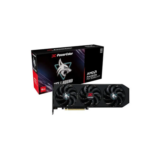 Видео карта PowerColor RADEON RX 9060 XT Hellhound OC 16GB