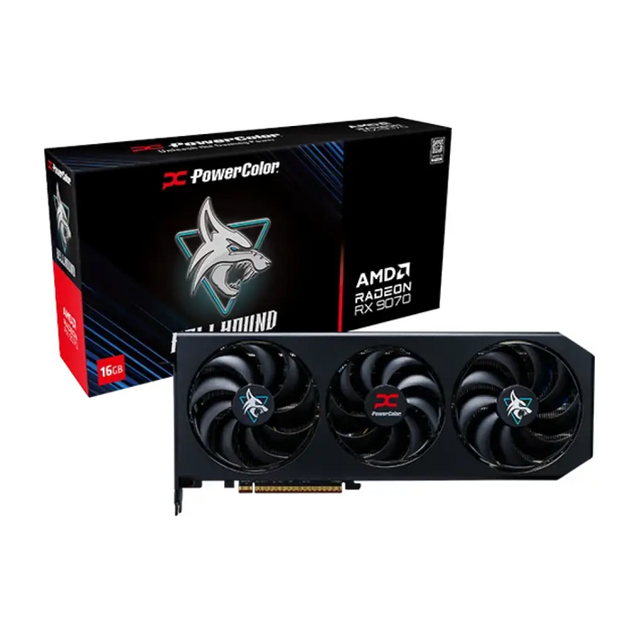 Видео карта PowerColor Radeon RX 9070 Hellhound 16GB GDDR6