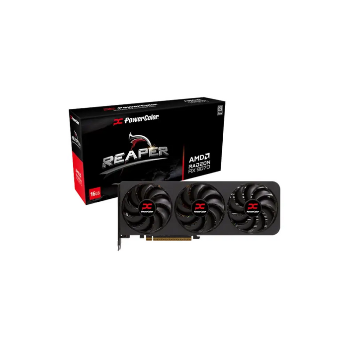 Видео карта PowerColor Radeon RX 9070 Reaper 16GB GDDR6
