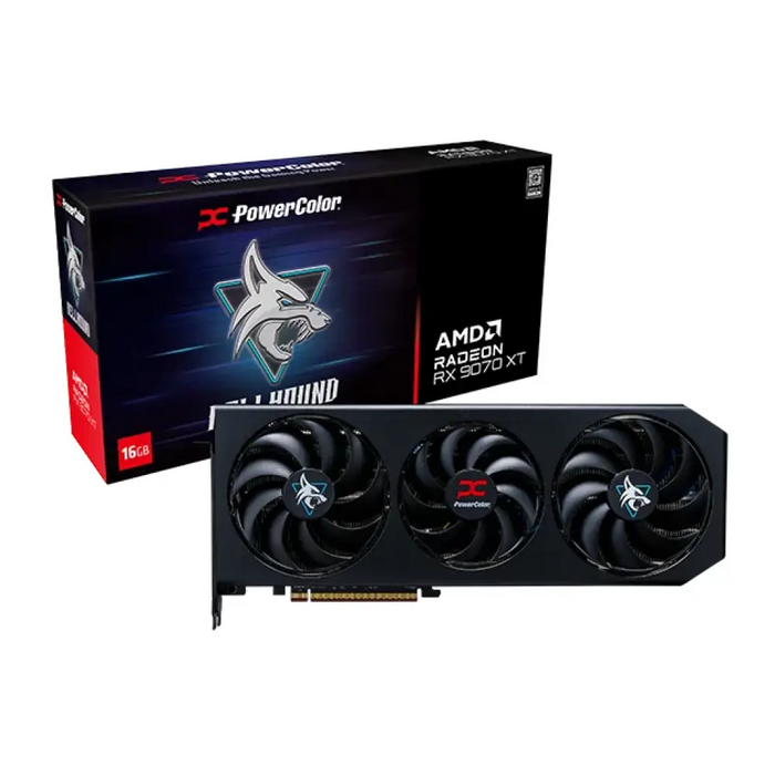 Видео карта PowerColor Radeon RX 9070 XT Hellhound 16GB