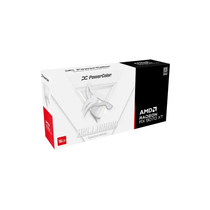 Видео карта PowerColor Radeon RX 9070 XT Hellhound White