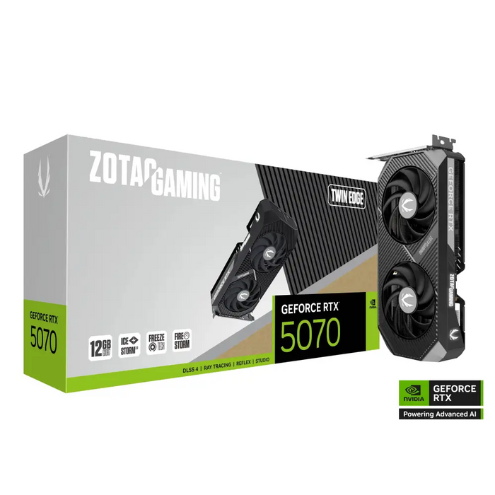 Видео карта ZOTAC GAMING RTX 5070 Twin Edge 12GB GDDR7