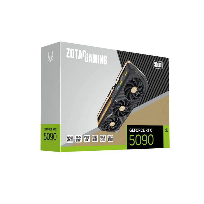 Видео карта ZOTAC GAMING RTX 5090 SOLID 32GB GDDR7