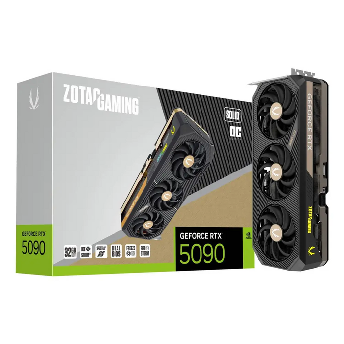 Видео карта ZOTAC GAMING RTX 5090 SOLID OC 32GB GDDR7