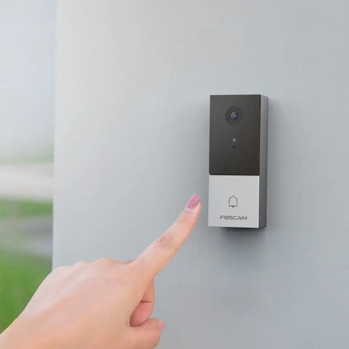 Видеодомофонна система Foscam VD1 4 MP Черен Сребрист