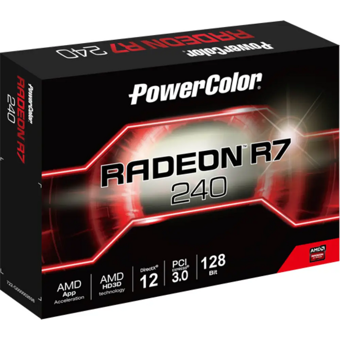Видеокарта PowerColor AMD Radeon R7 240 4GB 128BIT GDDR5