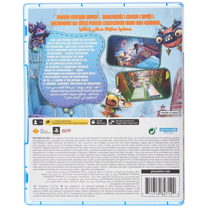 Видеоигра PlayStation 5 Sony SACKBOY: A BIG ADVENTURE