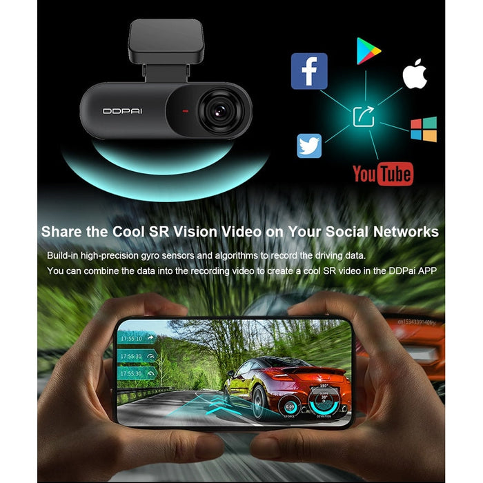 Видеорегистратор Xiaomi DDPAI Dash Cam Mola N3 1600P HD 2K 